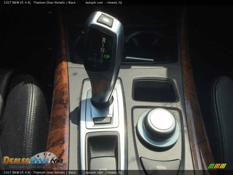 2007 BMW X5 4.8i Titanium Silver Metallic / Black Photo #16