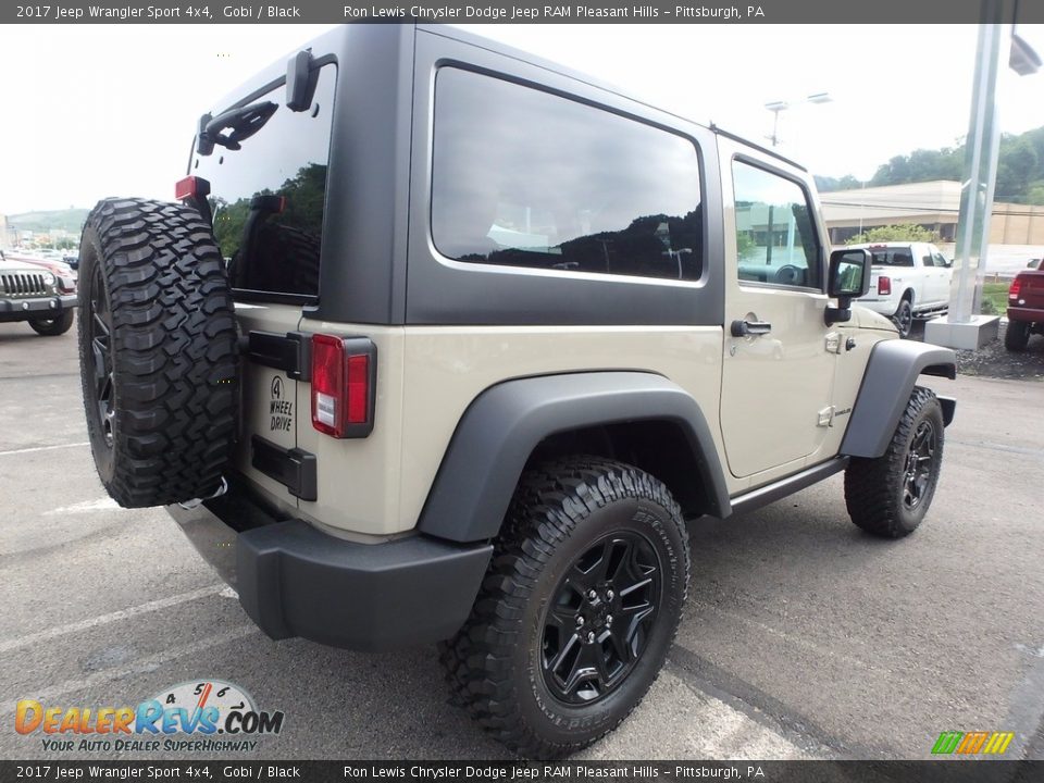 2017 Jeep Wrangler Sport 4x4 Gobi / Black Photo #6