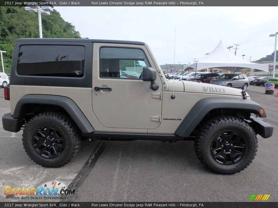 2017 Jeep Wrangler Sport 4x4 Gobi / Black Photo #7