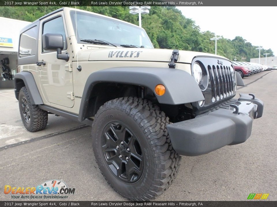 2017 Jeep Wrangler Sport 4x4 Gobi / Black Photo #8