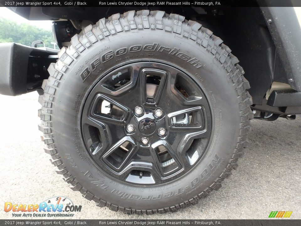 2017 Jeep Wrangler Sport 4x4 Gobi / Black Photo #10