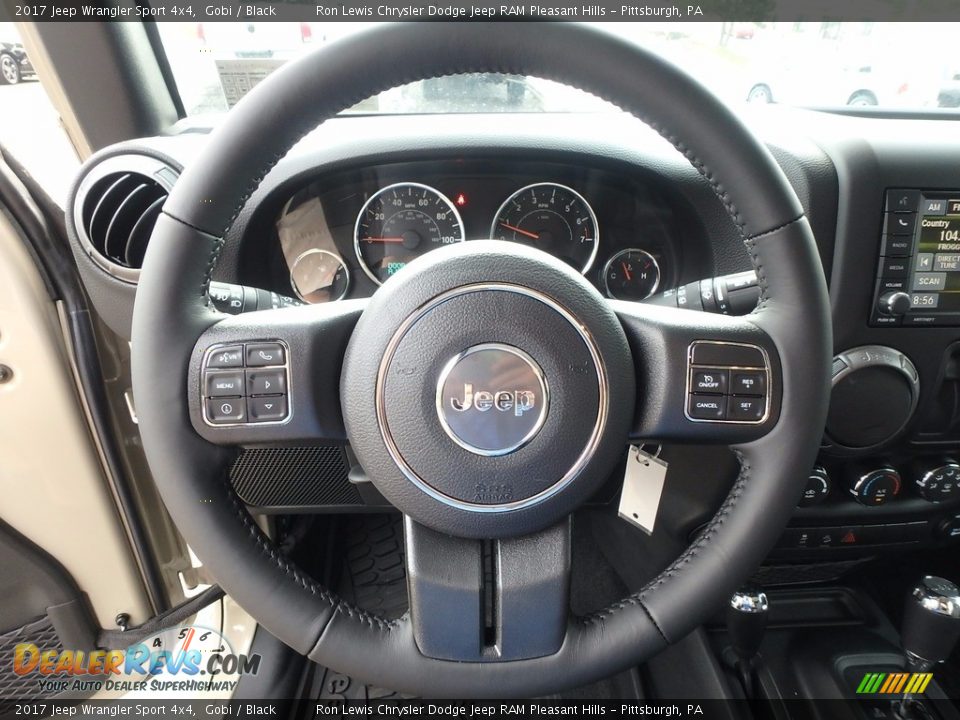 2017 Jeep Wrangler Sport 4x4 Gobi / Black Photo #16