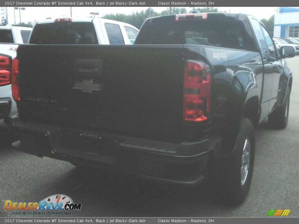 2017 Chevrolet Colorado WT Extended Cab 4x4 Black / Jet Black/­Dark Ash Photo #2