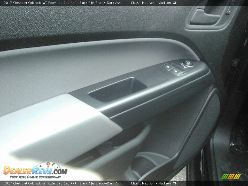 2017 Chevrolet Colorado WT Extended Cab 4x4 Black / Jet Black/­Dark Ash Photo #3