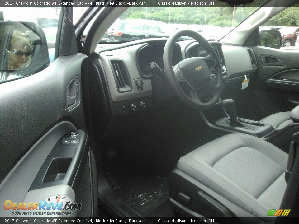 2017 Chevrolet Colorado WT Extended Cab 4x4 Black / Jet Black/­Dark Ash Photo #4