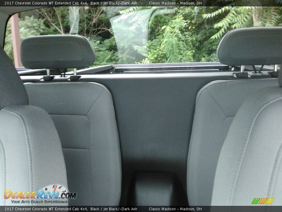 2017 Chevrolet Colorado WT Extended Cab 4x4 Black / Jet Black/­Dark Ash Photo #9