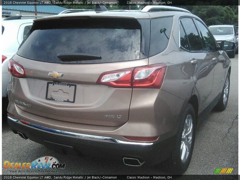 2018 Chevrolet Equinox LT AWD Sandy Ridge Metallic / Jet Black/­Cinnamon Photo #2