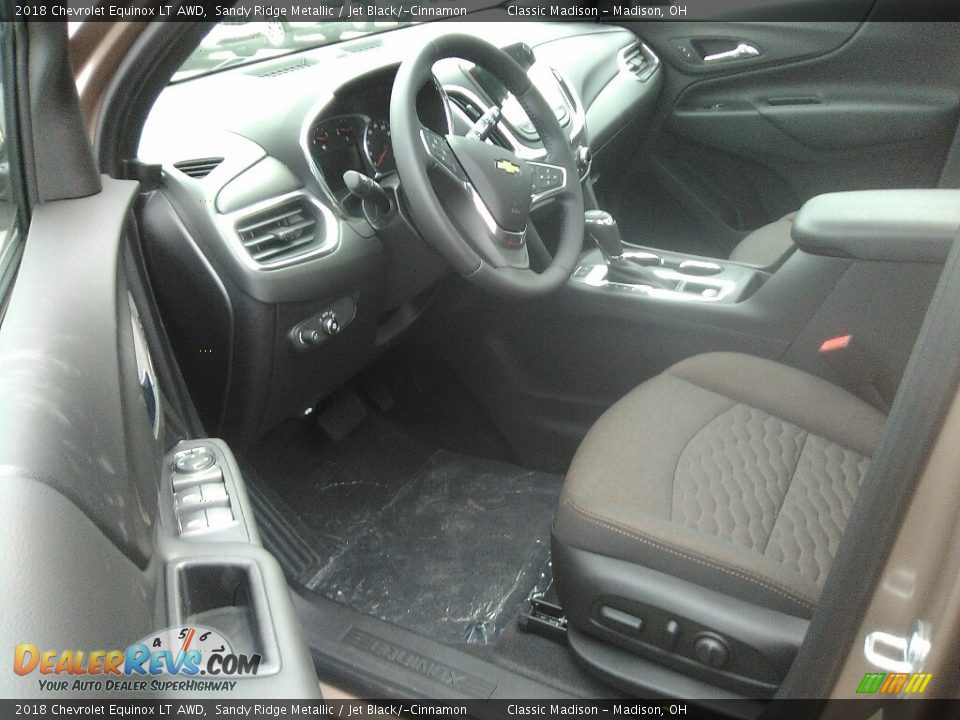 2018 Chevrolet Equinox LT AWD Sandy Ridge Metallic / Jet Black/­Cinnamon Photo #4