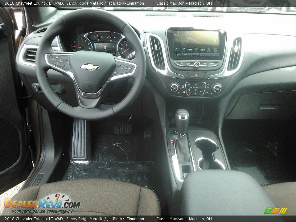 2018 Chevrolet Equinox LT AWD Sandy Ridge Metallic / Jet Black/­Cinnamon Photo #6