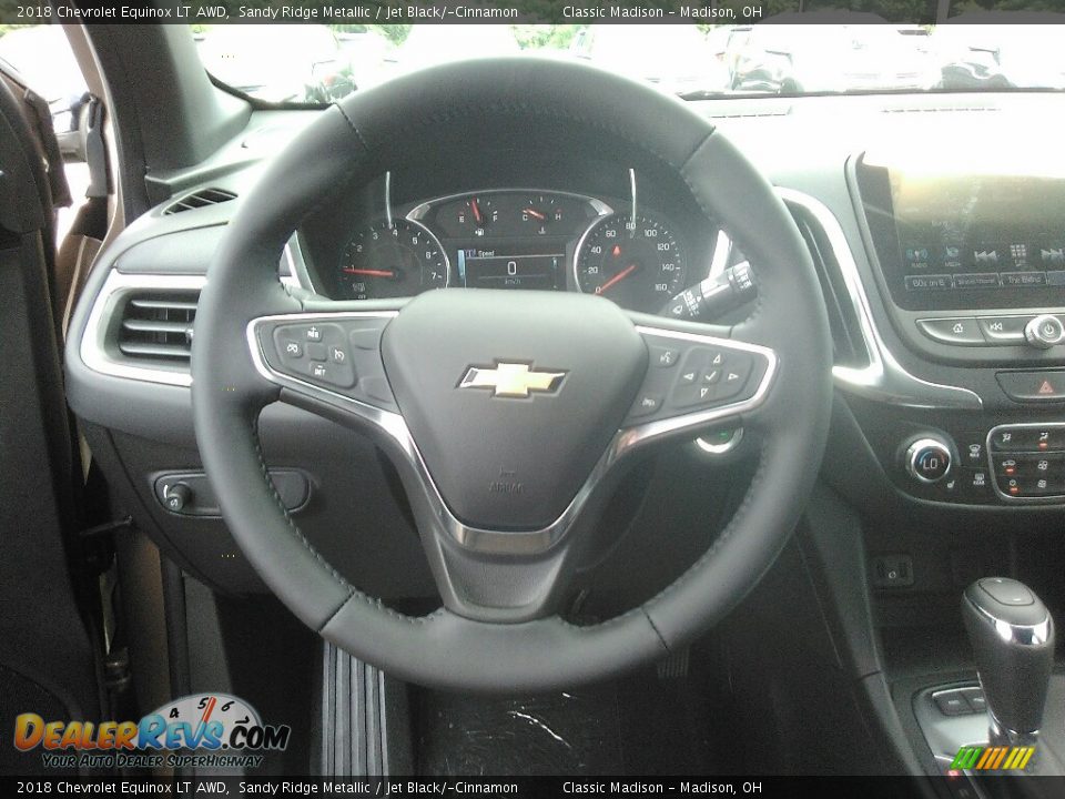 2018 Chevrolet Equinox LT AWD Sandy Ridge Metallic / Jet Black/­Cinnamon Photo #7