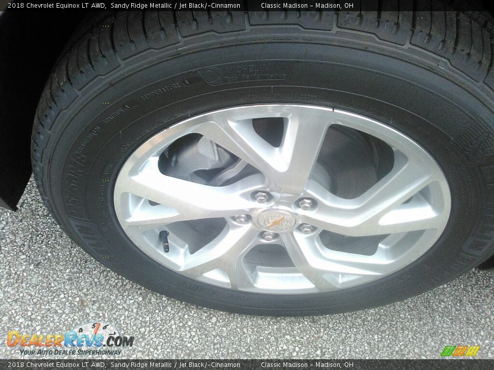 2018 Chevrolet Equinox LT AWD Sandy Ridge Metallic / Jet Black/­Cinnamon Photo #10