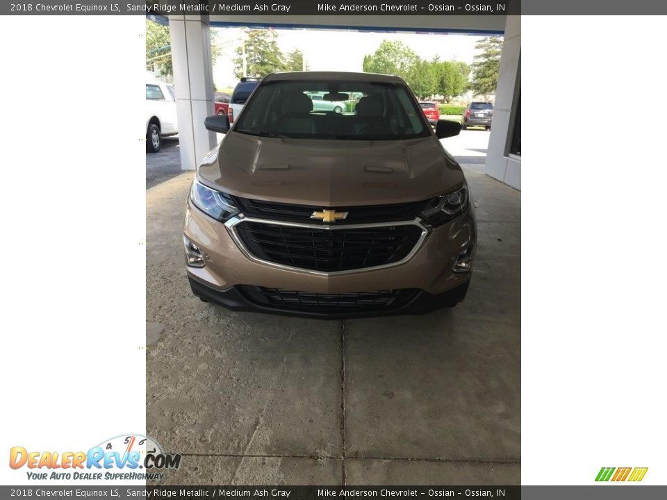 2018 Chevrolet Equinox LS Sandy Ridge Metallic / Medium Ash Gray Photo #1