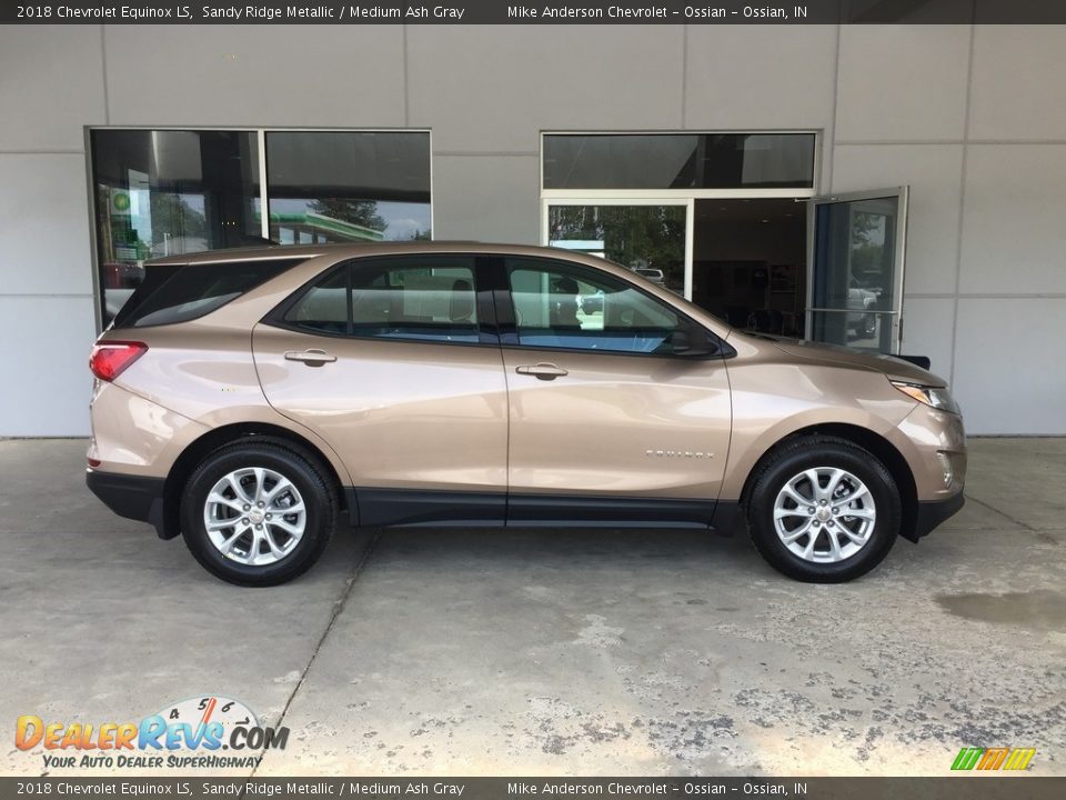 2018 Chevrolet Equinox LS Sandy Ridge Metallic / Medium Ash Gray Photo #3
