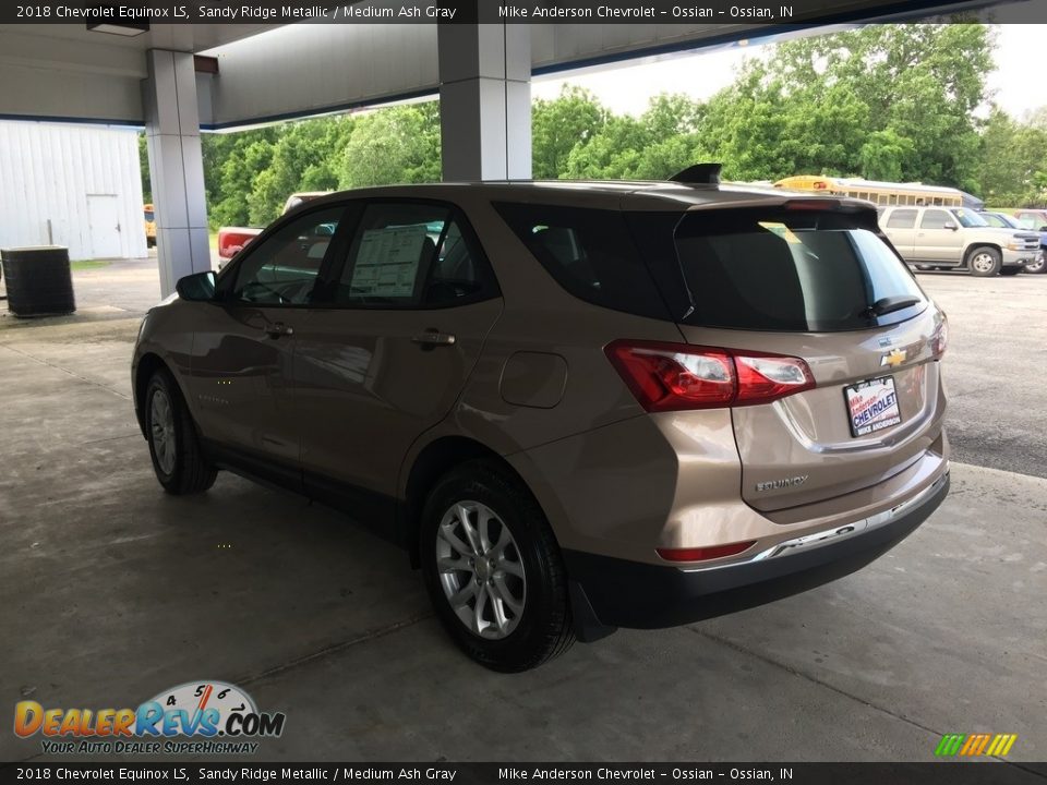 2018 Chevrolet Equinox LS Sandy Ridge Metallic / Medium Ash Gray Photo #13
