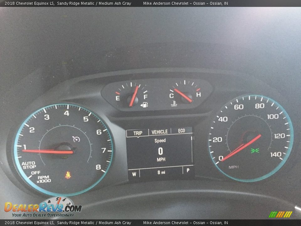 2018 Chevrolet Equinox LS Sandy Ridge Metallic / Medium Ash Gray Photo #16