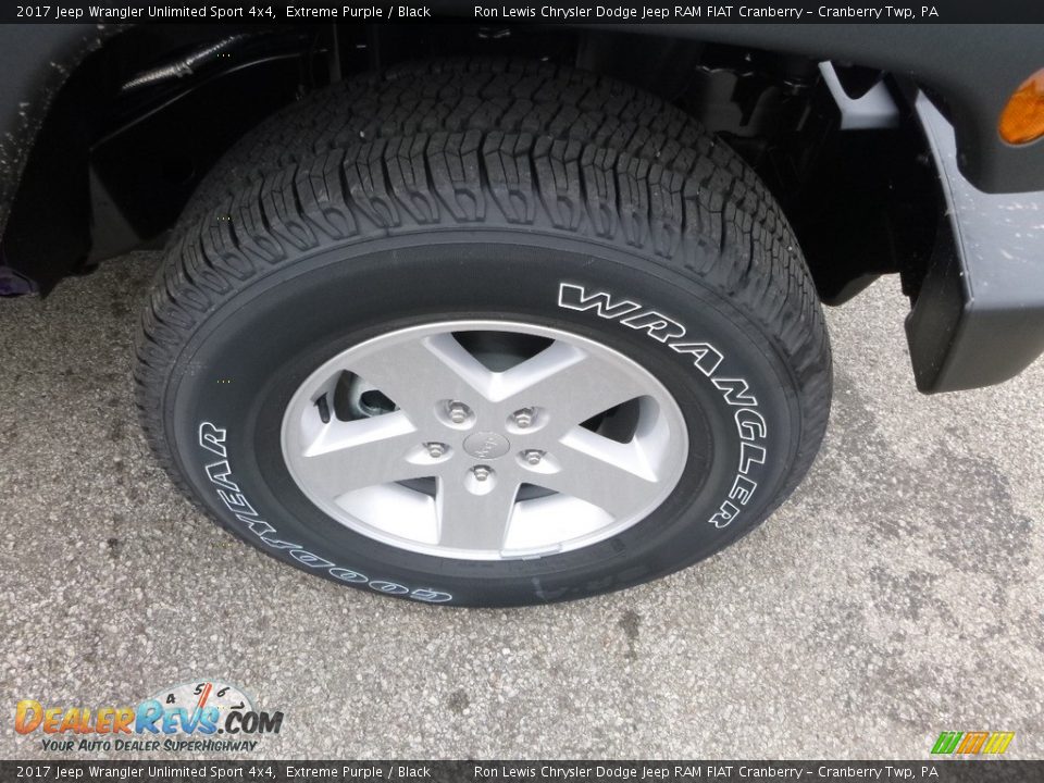 2017 Jeep Wrangler Unlimited Sport 4x4 Extreme Purple / Black Photo #9