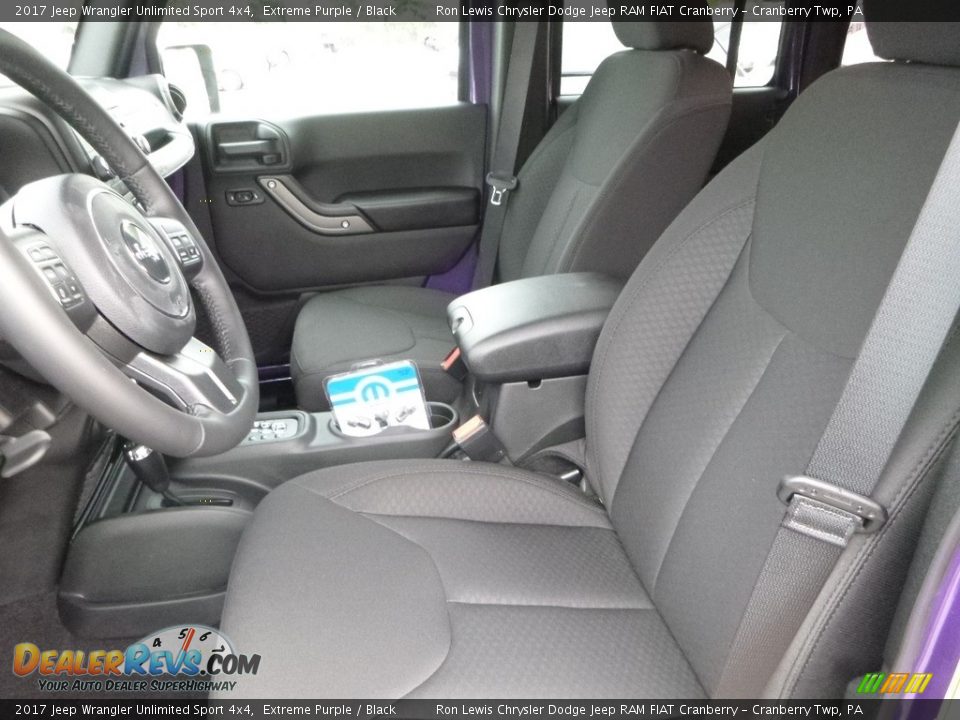 2017 Jeep Wrangler Unlimited Sport 4x4 Extreme Purple / Black Photo #14