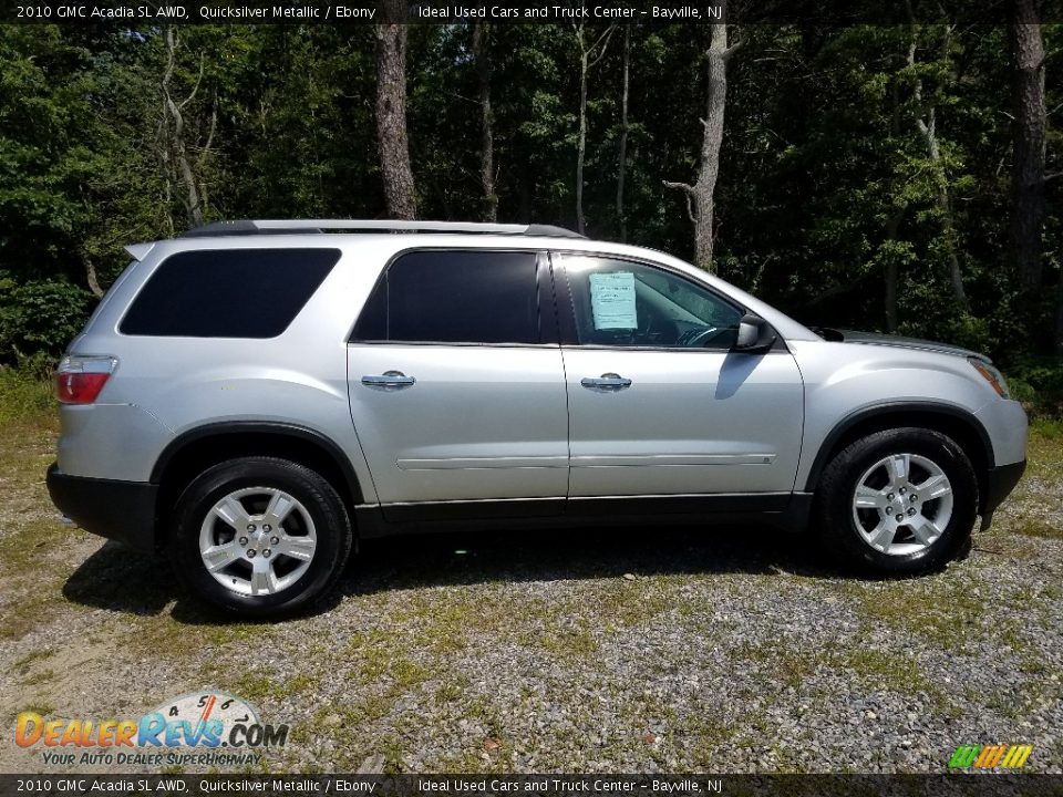 2010 GMC Acadia SL AWD Quicksilver Metallic / Ebony Photo #4