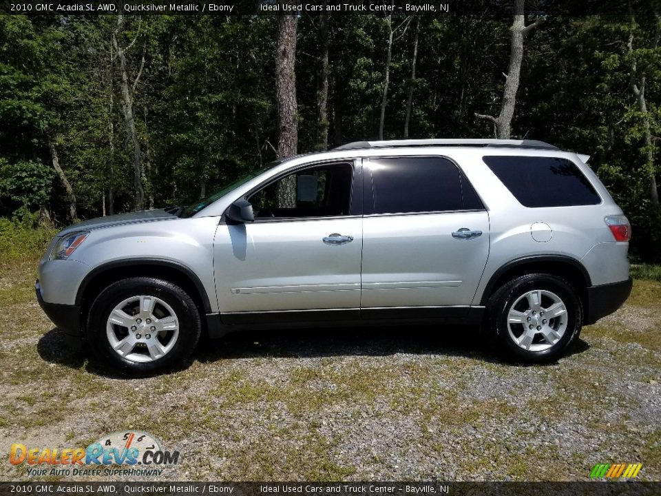 2010 GMC Acadia SL AWD Quicksilver Metallic / Ebony Photo #5