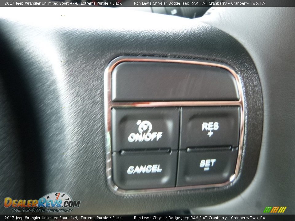 2017 Jeep Wrangler Unlimited Sport 4x4 Extreme Purple / Black Photo #17