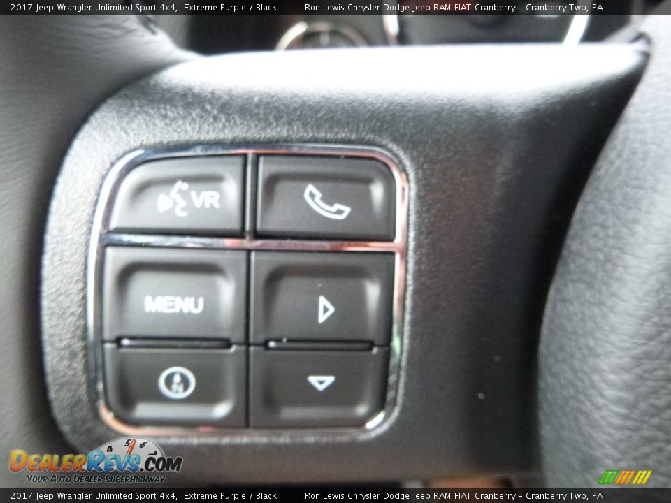 2017 Jeep Wrangler Unlimited Sport 4x4 Extreme Purple / Black Photo #18