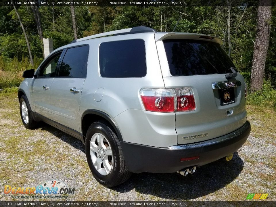 2010 GMC Acadia SL AWD Quicksilver Metallic / Ebony Photo #6