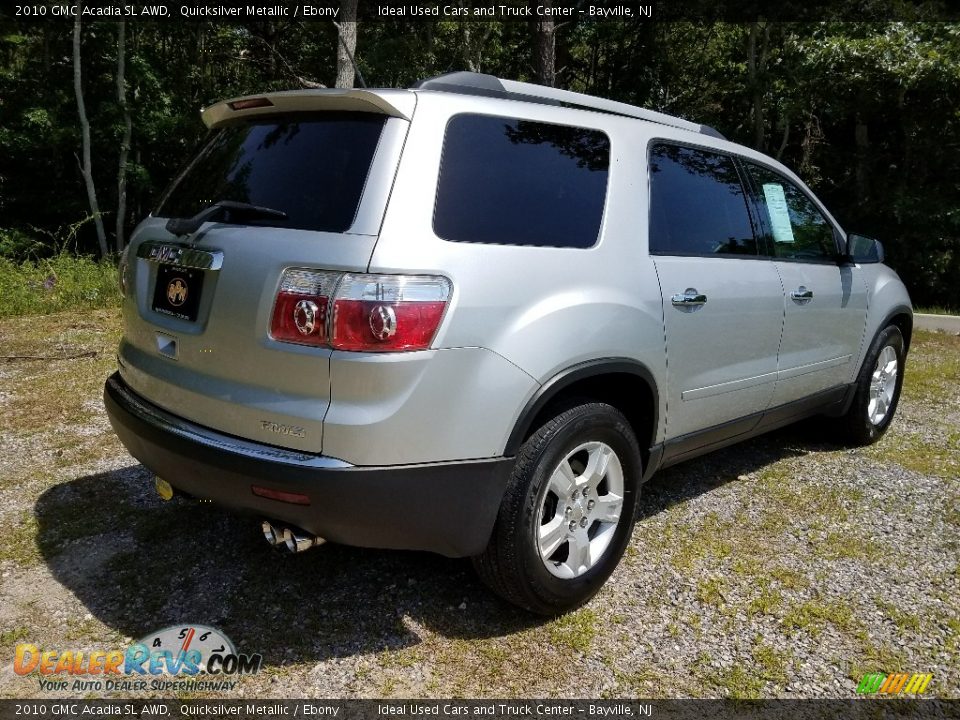 2010 GMC Acadia SL AWD Quicksilver Metallic / Ebony Photo #7