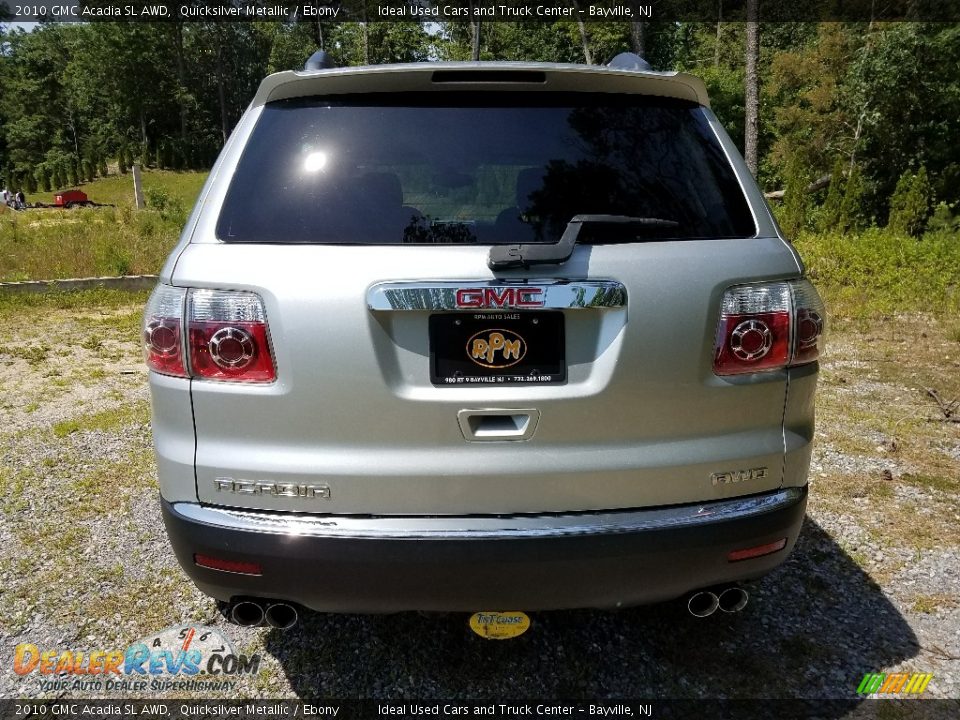2010 GMC Acadia SL AWD Quicksilver Metallic / Ebony Photo #8