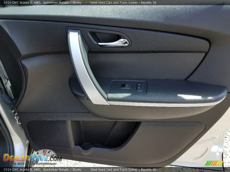 2010 GMC Acadia SL AWD Quicksilver Metallic / Ebony Photo #10