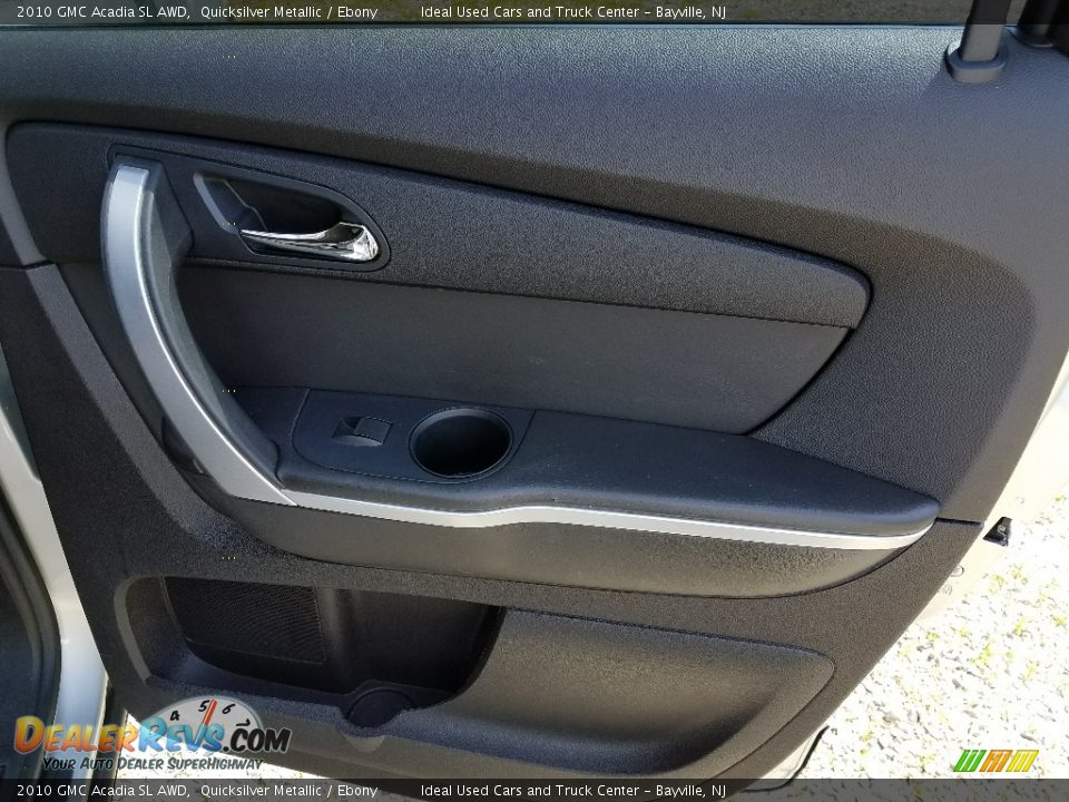 2010 GMC Acadia SL AWD Quicksilver Metallic / Ebony Photo #12