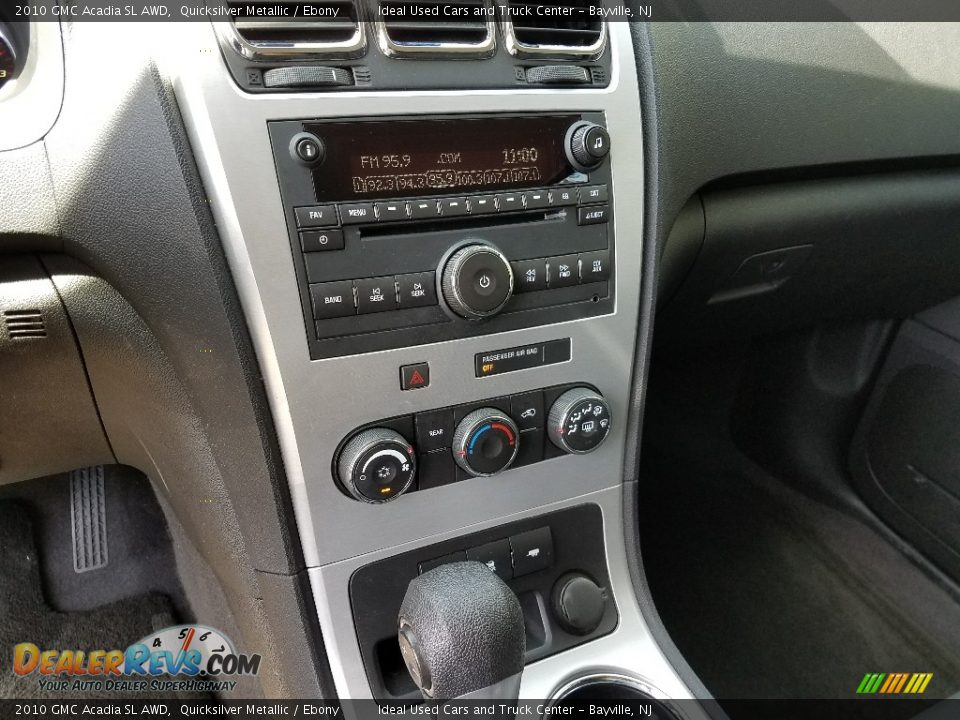2010 GMC Acadia SL AWD Quicksilver Metallic / Ebony Photo #14
