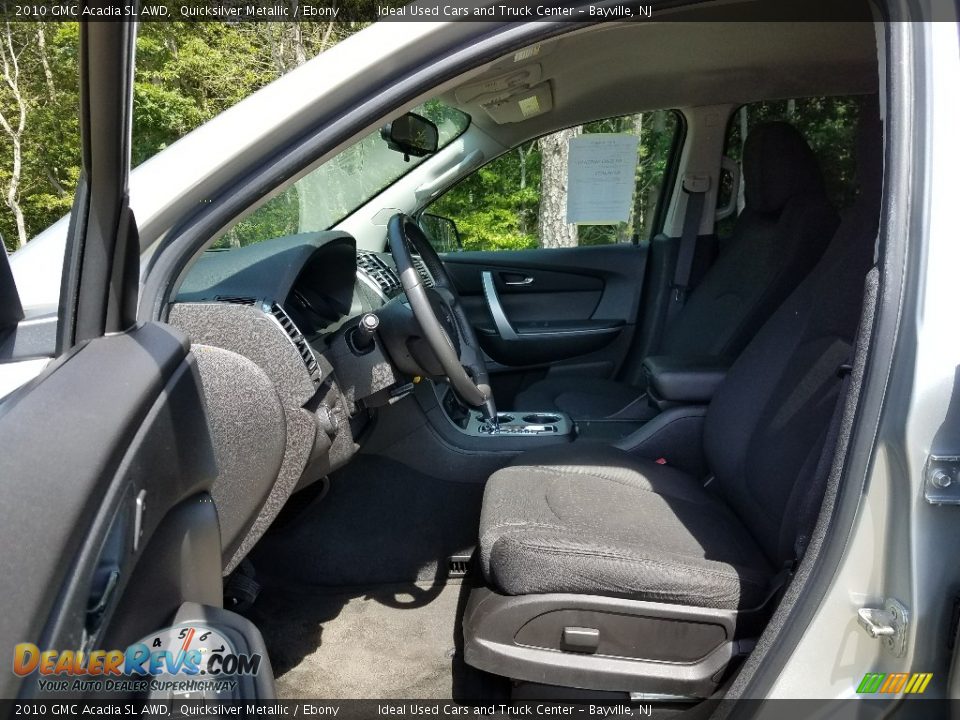 2010 GMC Acadia SL AWD Quicksilver Metallic / Ebony Photo #16