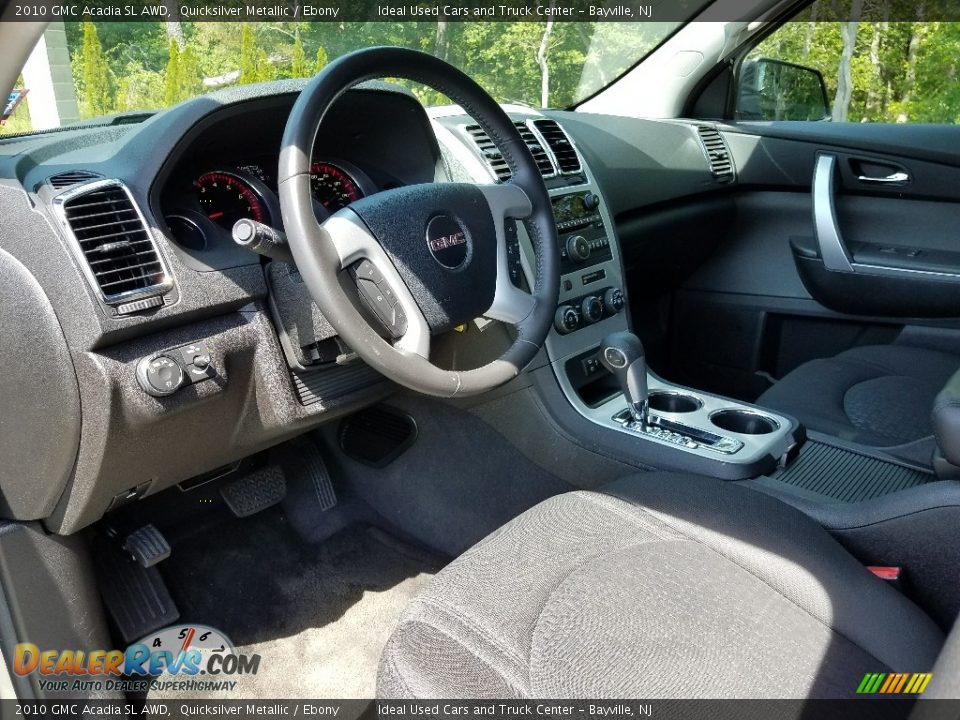 2010 GMC Acadia SL AWD Quicksilver Metallic / Ebony Photo #20