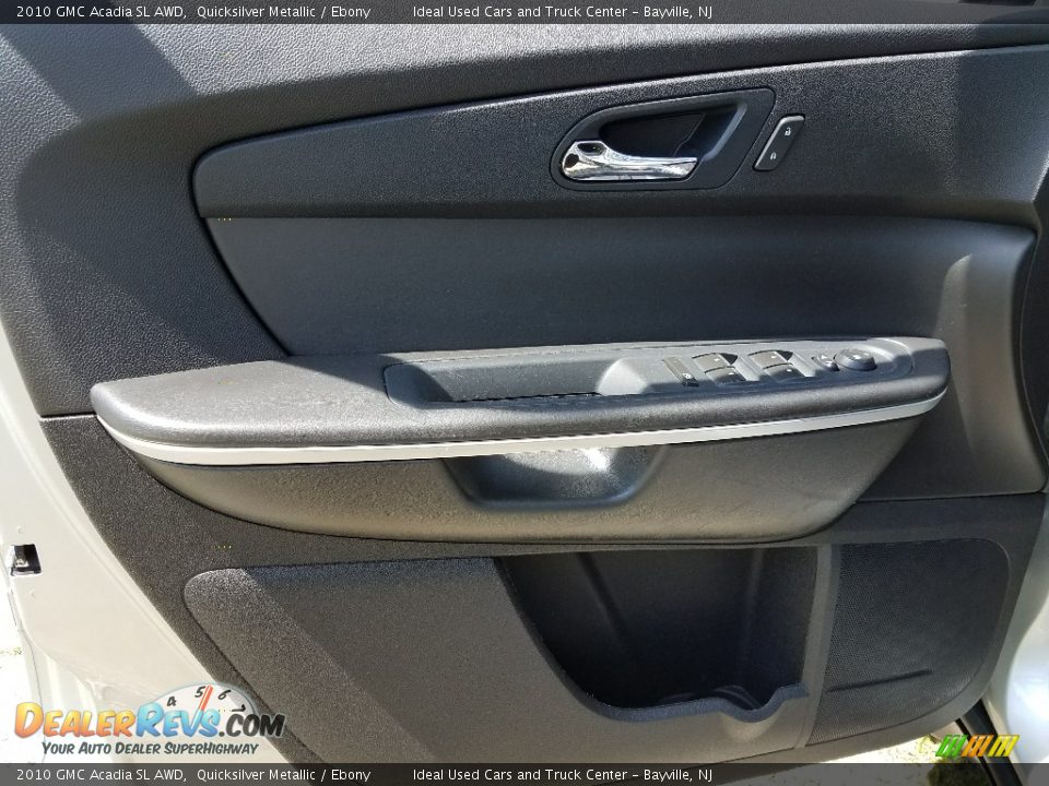 2010 GMC Acadia SL AWD Quicksilver Metallic / Ebony Photo #21