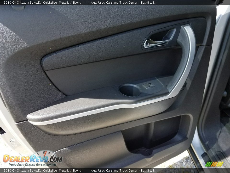 2010 GMC Acadia SL AWD Quicksilver Metallic / Ebony Photo #22