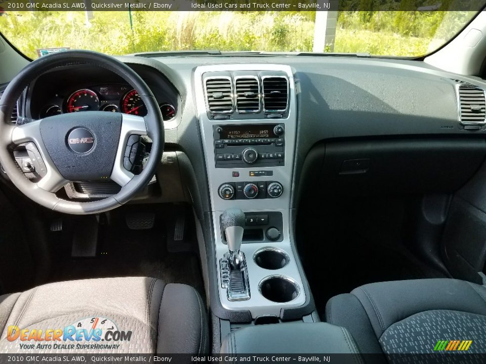 2010 GMC Acadia SL AWD Quicksilver Metallic / Ebony Photo #24
