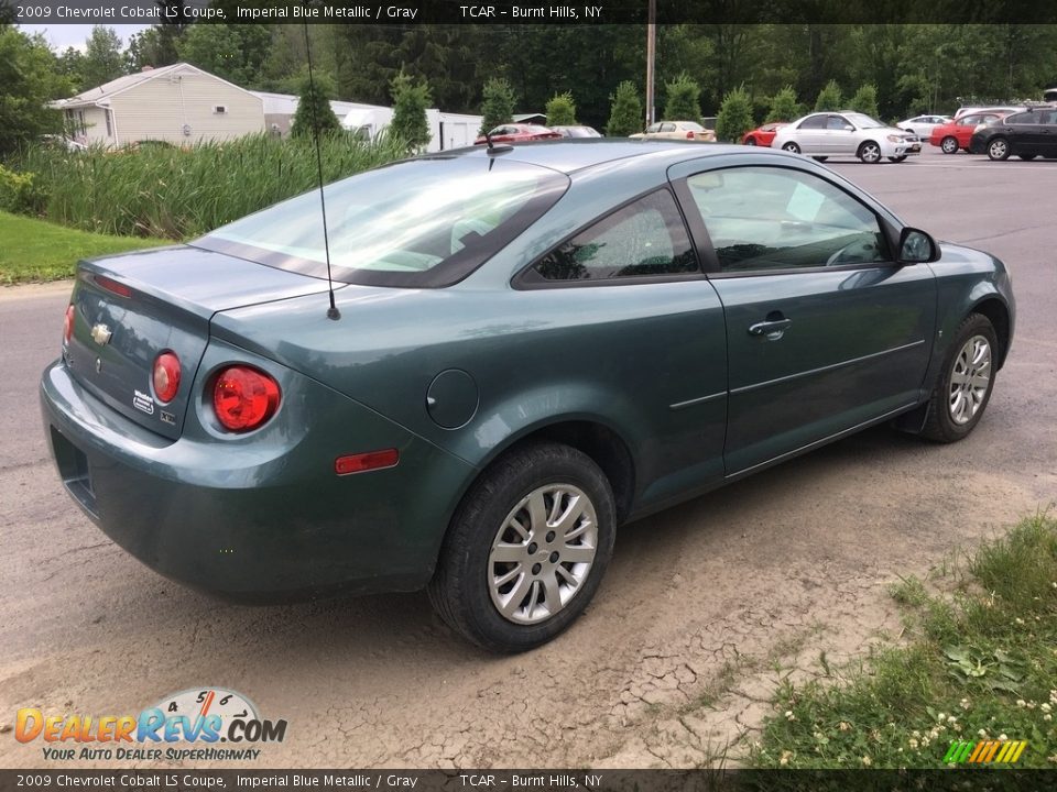 2009 Chevrolet Cobalt LS Coupe Imperial Blue Metallic / Gray Photo #4