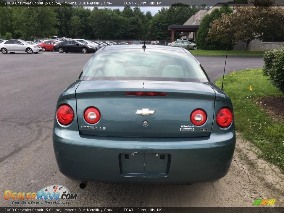 2009 Chevrolet Cobalt LS Coupe Imperial Blue Metallic / Gray Photo #5