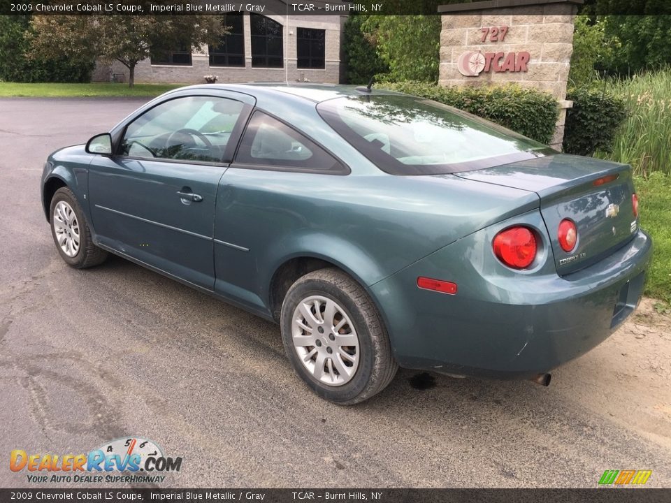 2009 Chevrolet Cobalt LS Coupe Imperial Blue Metallic / Gray Photo #6