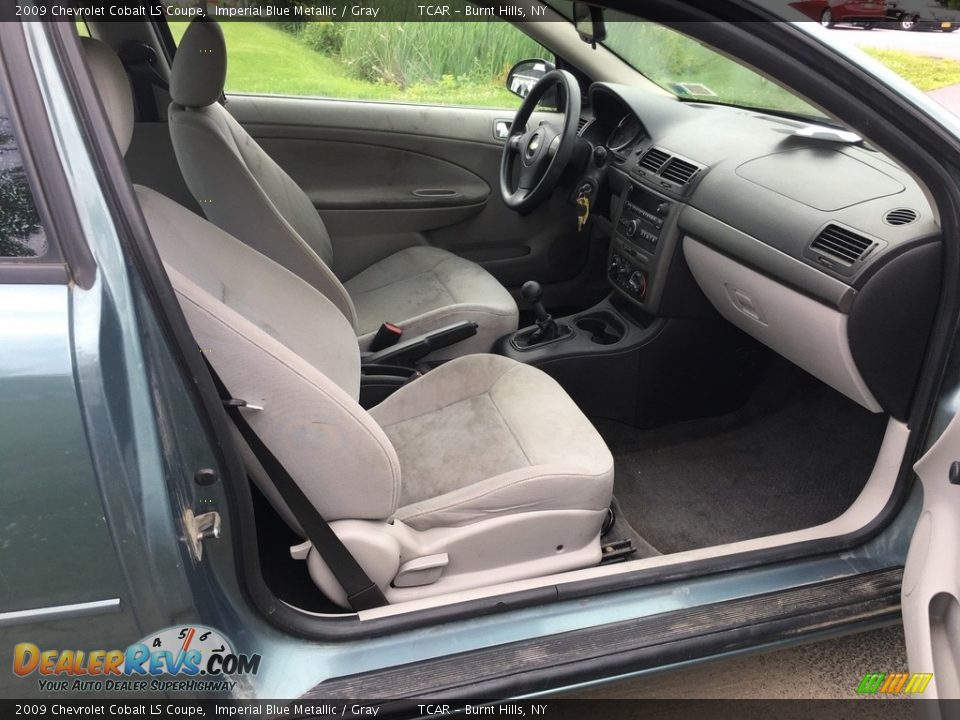 2009 Chevrolet Cobalt LS Coupe Imperial Blue Metallic / Gray Photo #7