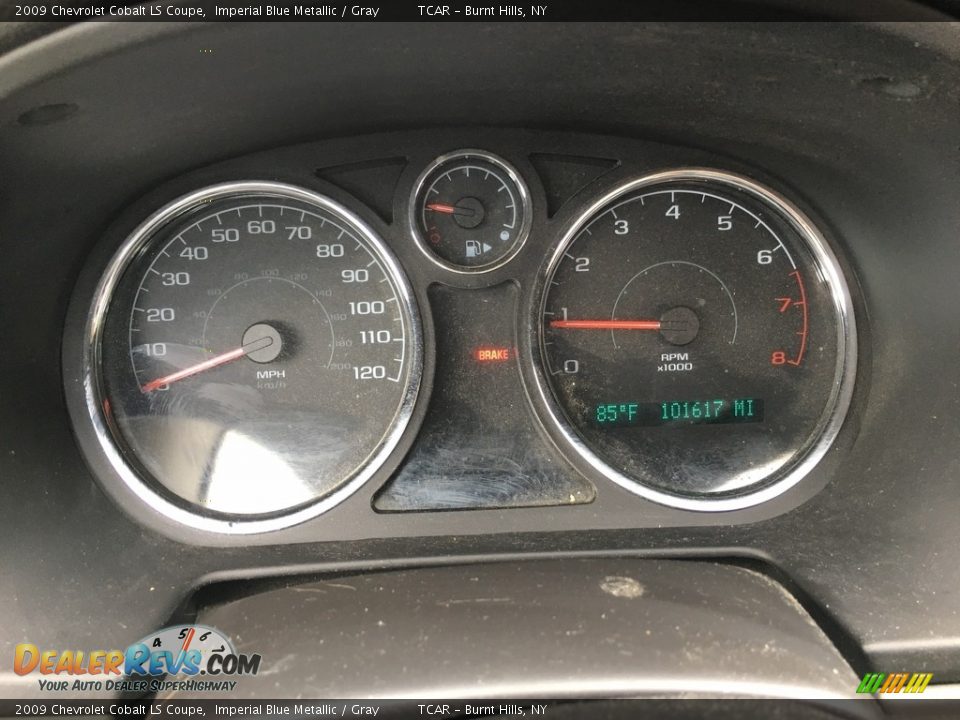 2009 Chevrolet Cobalt LS Coupe Imperial Blue Metallic / Gray Photo #9