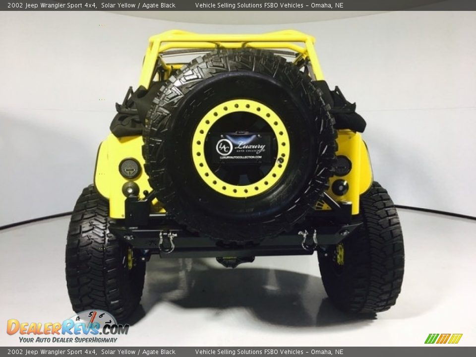 2002 Jeep Wrangler Sport 4x4 Solar Yellow / Agate Black Photo #5