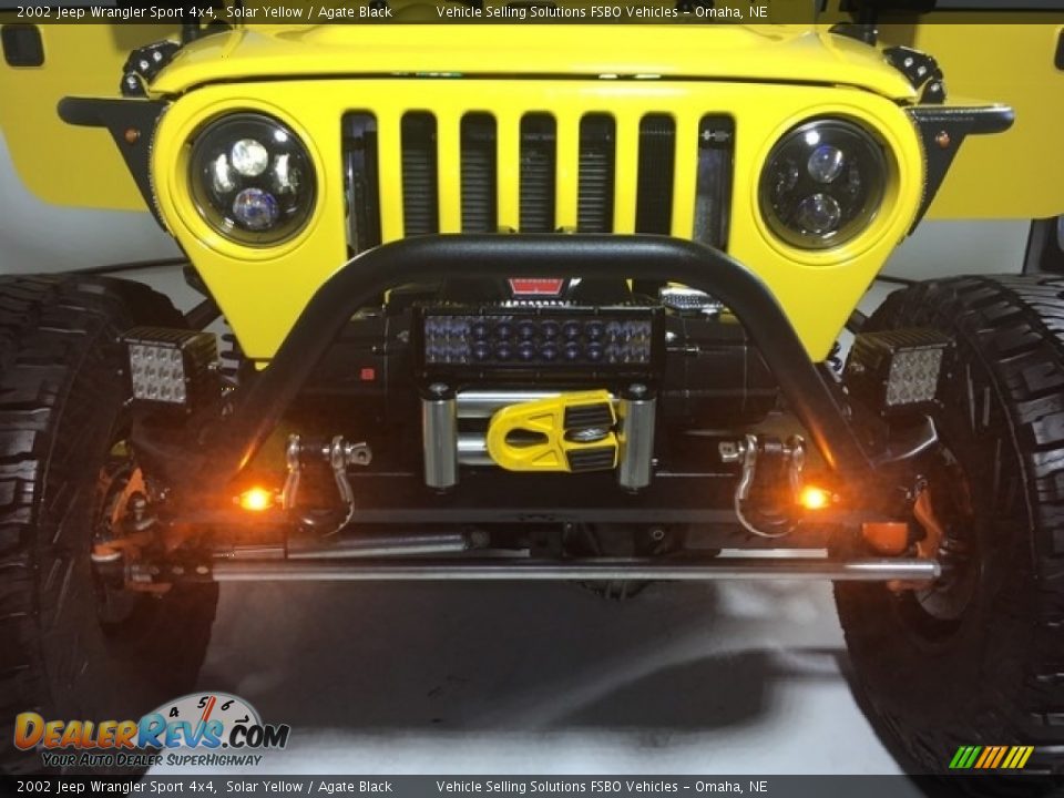 2002 Jeep Wrangler Sport 4x4 Solar Yellow / Agate Black Photo #6