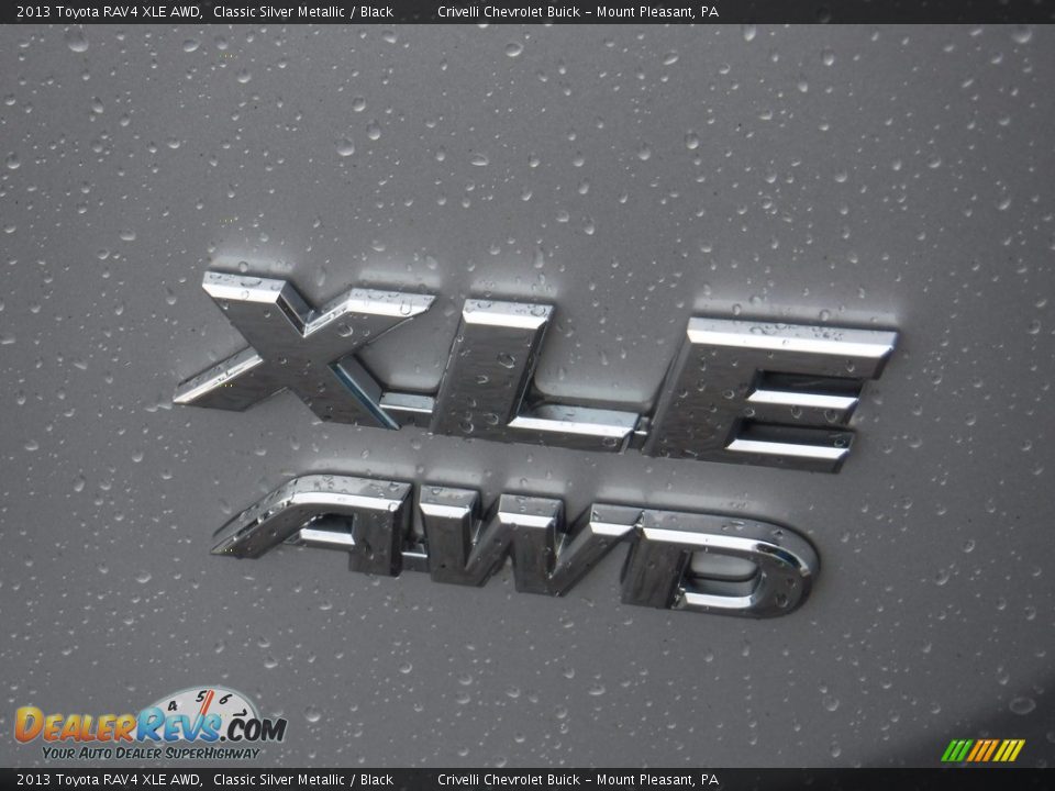 2013 Toyota RAV4 XLE AWD Classic Silver Metallic / Black Photo #9