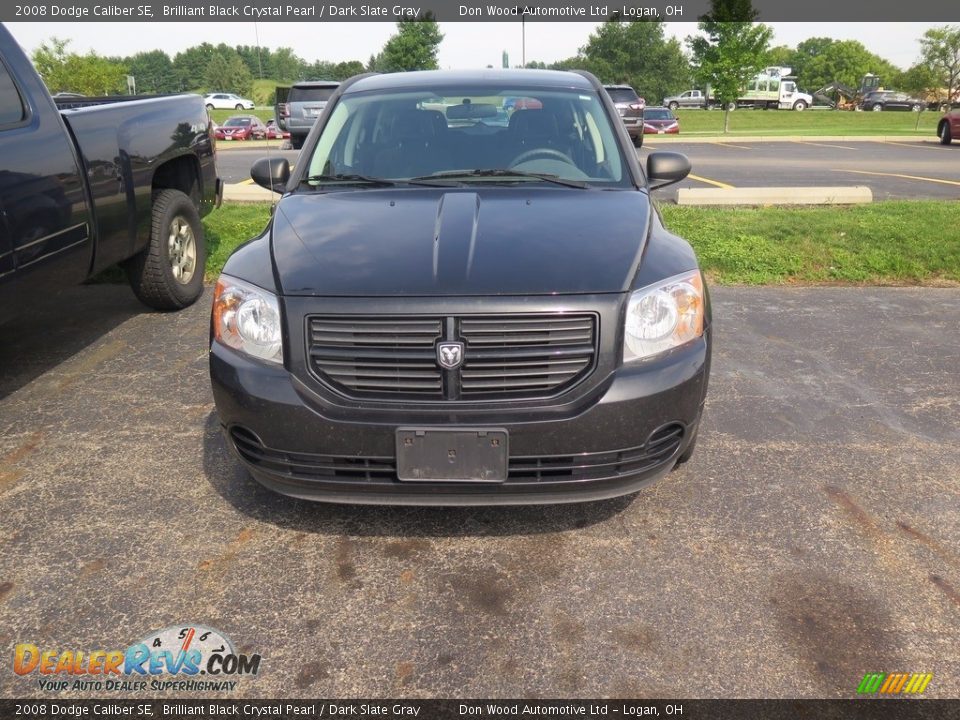 2008 Dodge Caliber SE Brilliant Black Crystal Pearl / Dark Slate Gray Photo #2