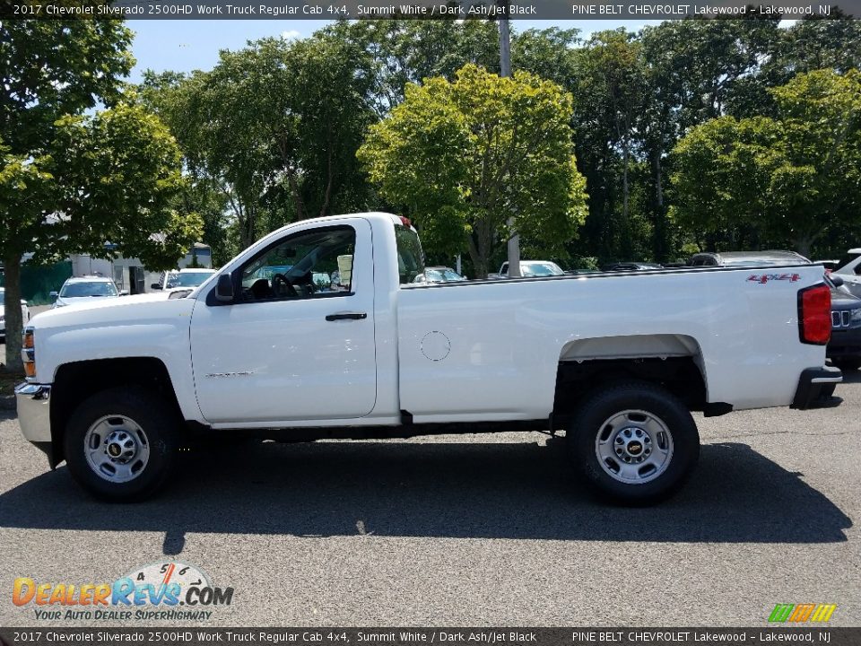 2017 Chevrolet Silverado 2500HD Work Truck Regular Cab 4x4 Summit White / Dark Ash/Jet Black Photo #3