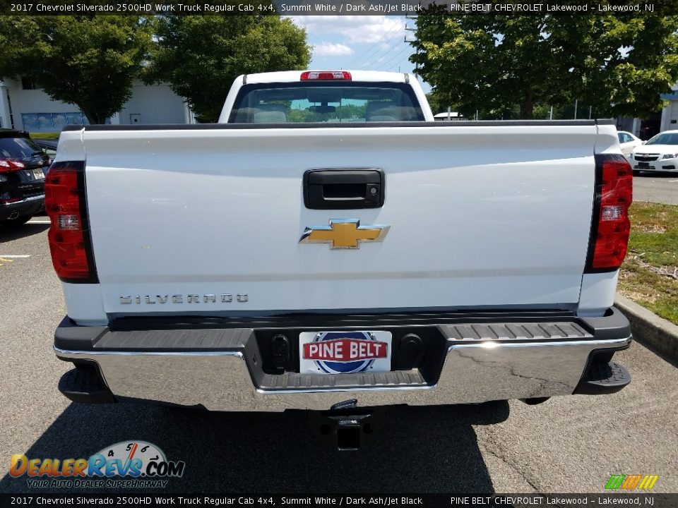 2017 Chevrolet Silverado 2500HD Work Truck Regular Cab 4x4 Summit White / Dark Ash/Jet Black Photo #5