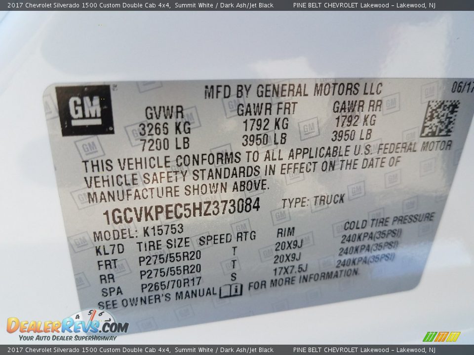 2017 Chevrolet Silverado 1500 Custom Double Cab 4x4 Summit White / Dark Ash/Jet Black Photo #9