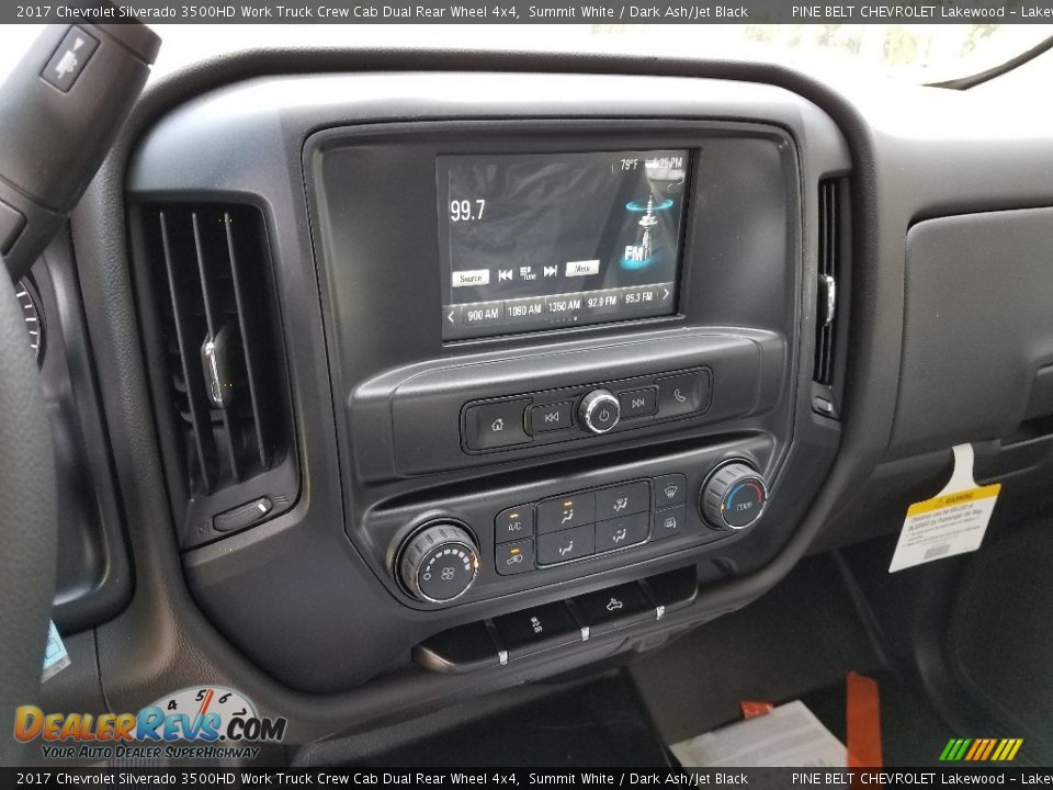2017 Chevrolet Silverado 3500HD Work Truck Crew Cab Dual Rear Wheel 4x4 Summit White / Dark Ash/Jet Black Photo #9