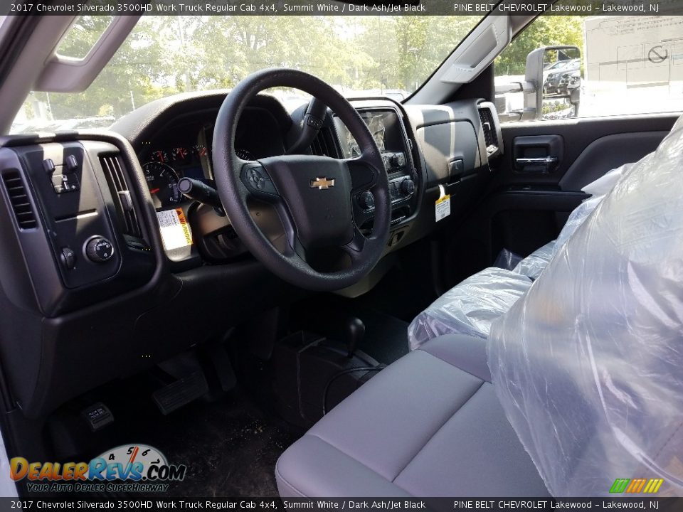 2017 Chevrolet Silverado 3500HD Work Truck Regular Cab 4x4 Summit White / Dark Ash/Jet Black Photo #8